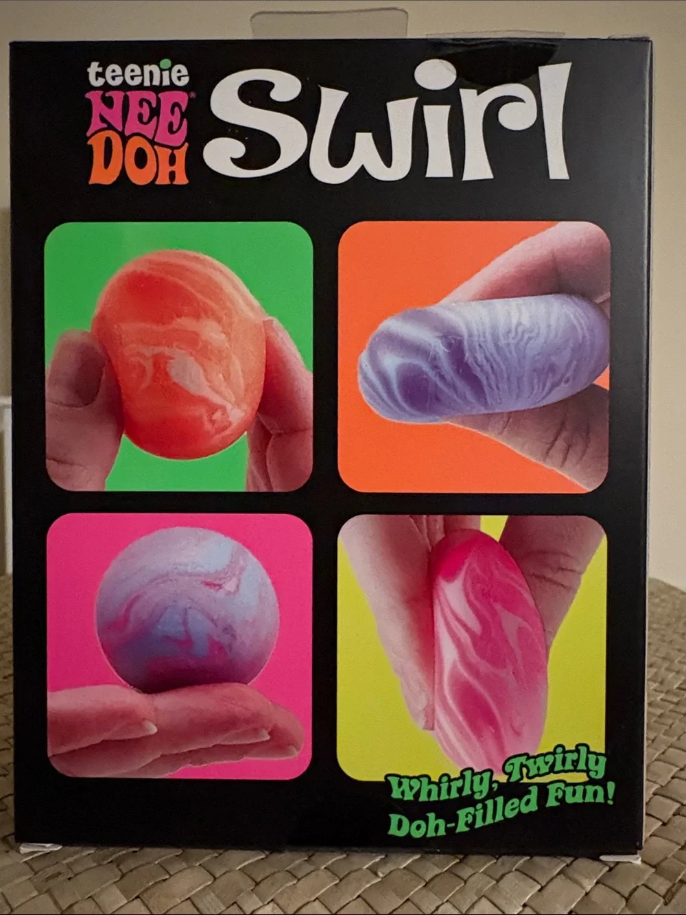 Authentic Genuine Schylling teenie Needoh Swirl 4 Pack New Sealed